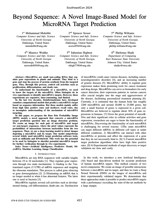 Example IEEE Student Publication